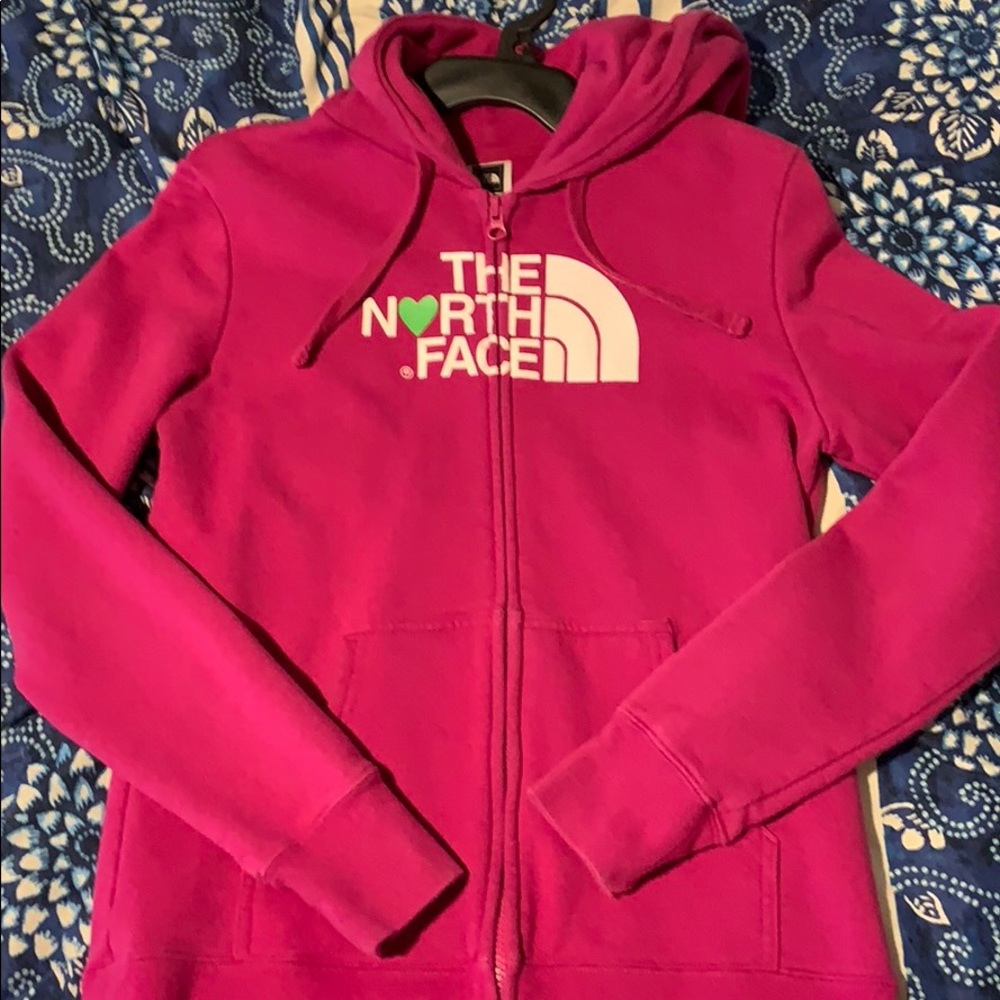 Woman’s warm zip up The North Face brand